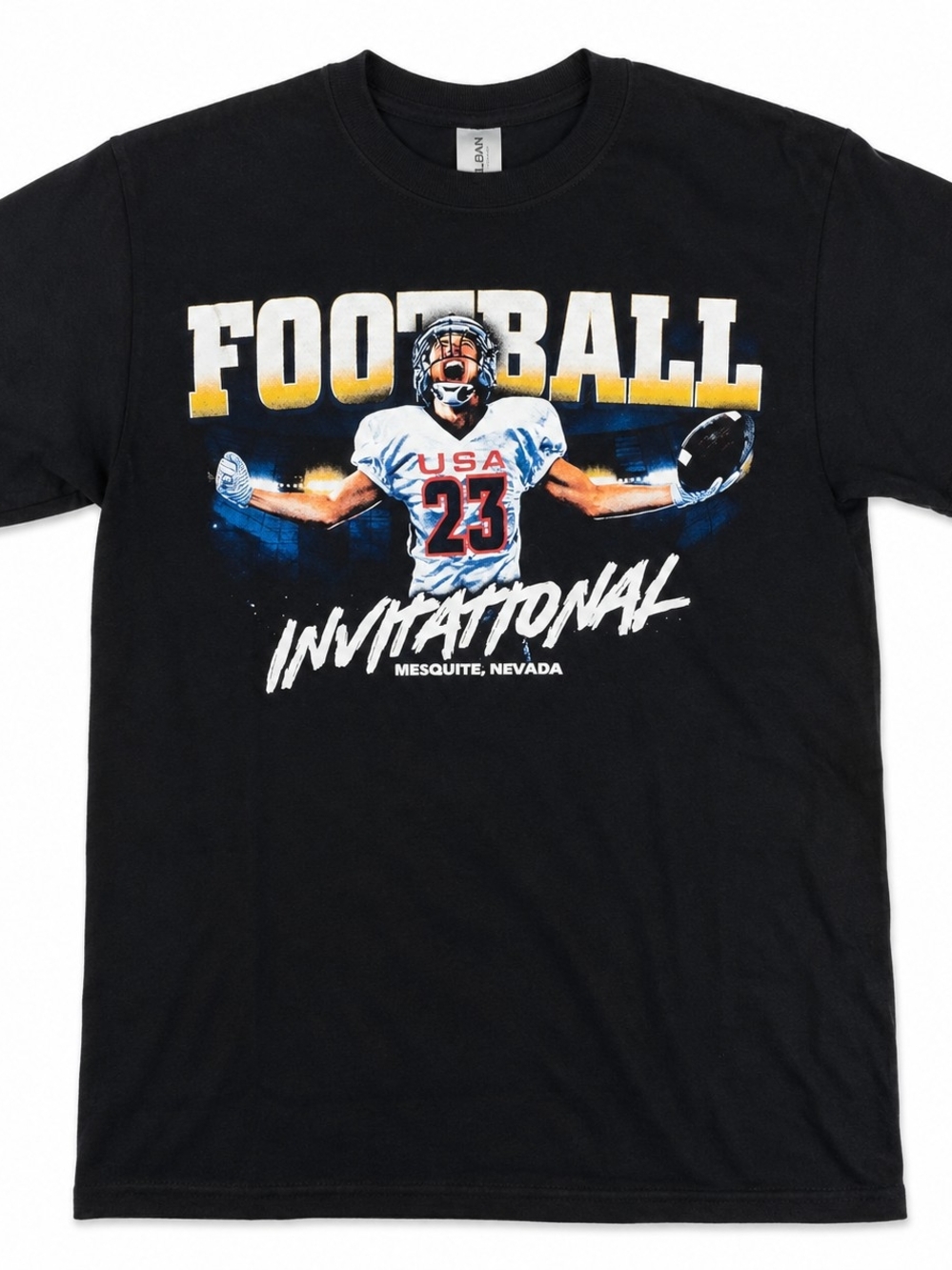 Christian McCaffrey Football Invitational Graphic Tee Medium Rare USA Football - Picture 1 of 6